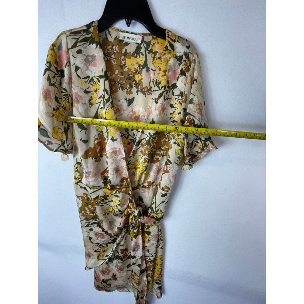FFLMYUHULIU wrap dress- spring wedding guest dress